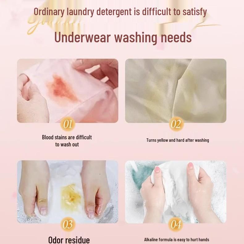 Антибактериальное нижнее белье и раствор для удаления пятен для женщин - Drip Hyun