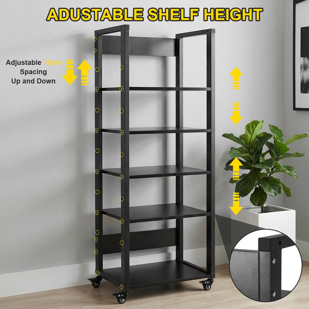 5/6/7-Tier Heavy Duty Audio Component Rack HiFi Amplifier Rack Audio-Video Shelf CD Record Player Stereo Receiver Holder