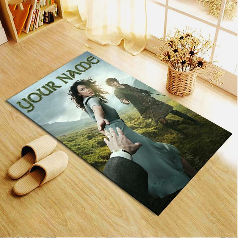 Custom Name Outlander Carpet Rug for Living Room Bedroom Home Sofa Decoration,Kids play Non-slip Floor Mat