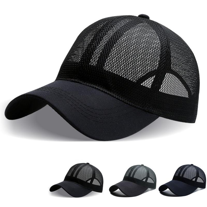 Летняя мужская шляпа с ажурными полями, дышащая сетчатая кепка для спорта на открытом воздухе, солнцезащитный крем для бейсбола, женская шляпа от солнца