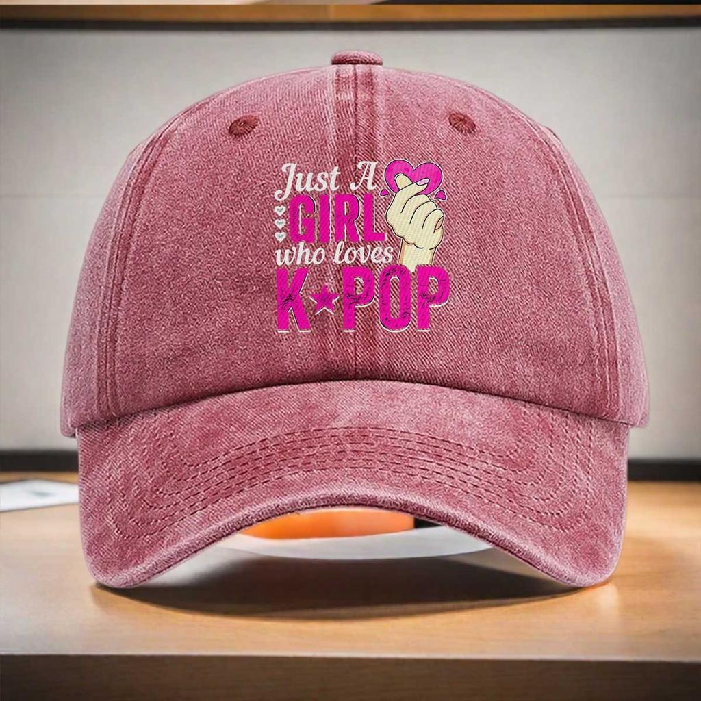 pc Korean Wave Heart Print Baseball Cap Lightweight And Adjustable Perfect for Outdoor Sports And Travel for Both Unisex And Wo