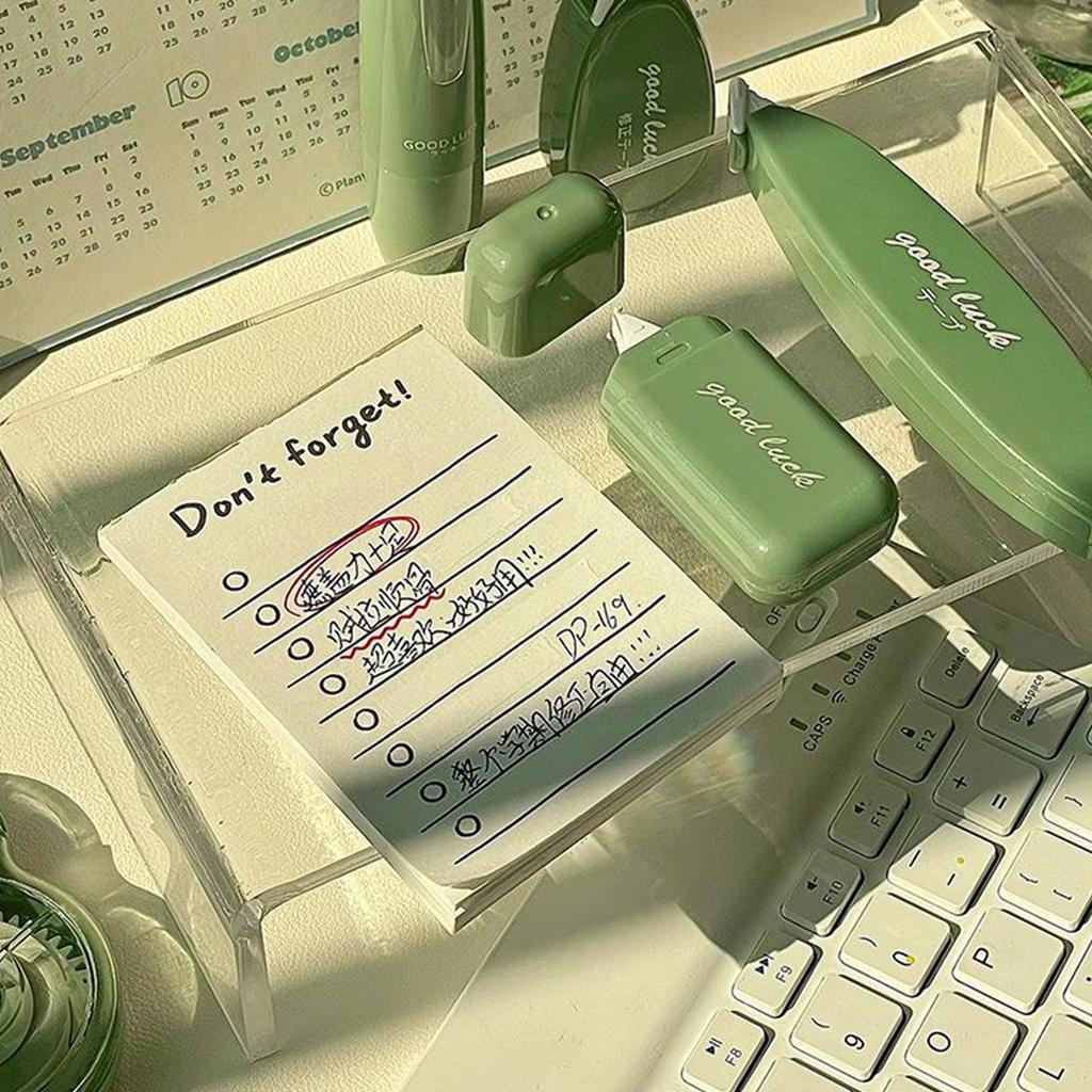 6 шт./компл. студенческая корректирующая лента для детей, модная однотонная серия, гладкая корректирующая лента с белыми чернилами, школьные принадлежности