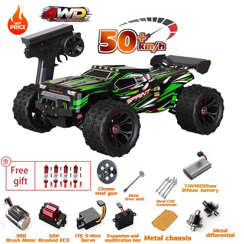 SG116MAX SCY9522 1:16 Высокоскоростная дрифт-гонка 80 км/ч Бесколлекторный двигатель 4WD 9522PRO 50 км/ч Радиоуправляемая машина Внедорожник Игрушки для детей Подарок