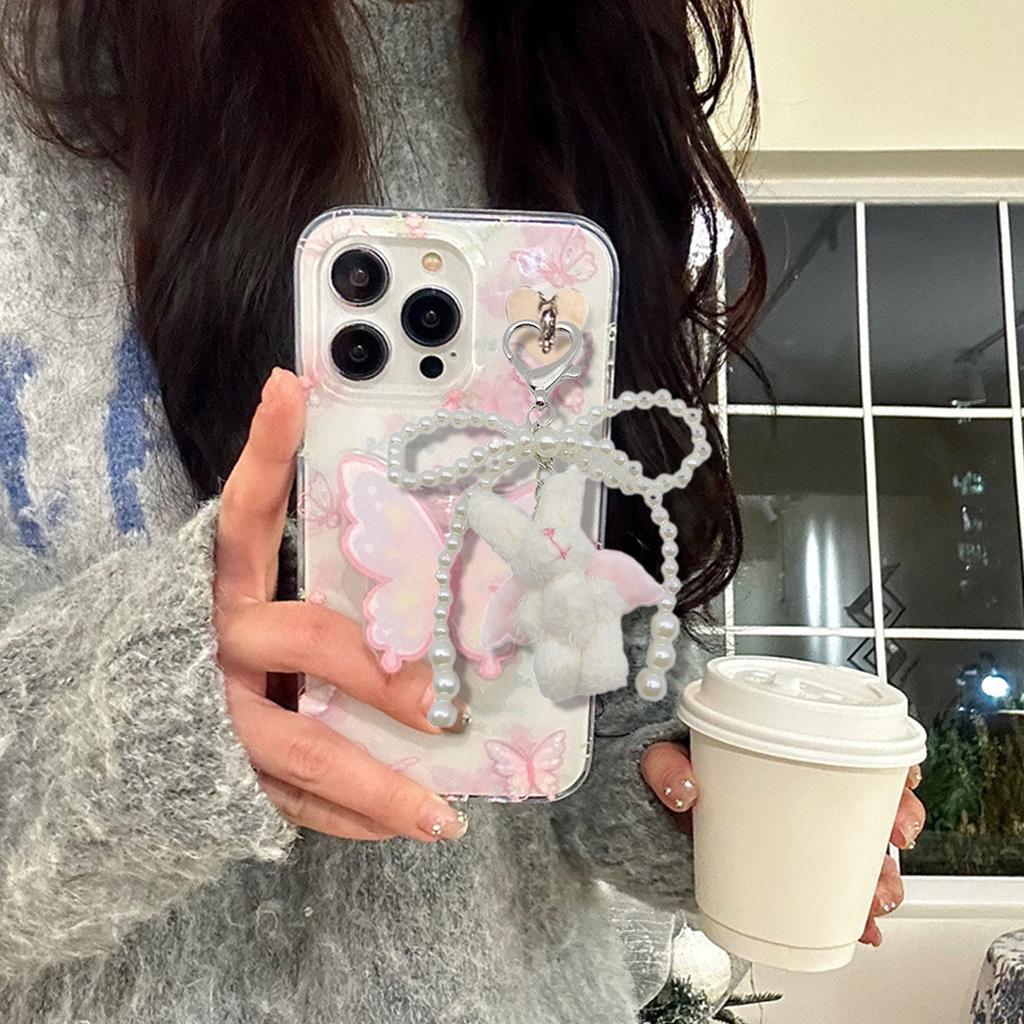 Элегантный бисерный бант брелок телефонный шарм уникальный брелок плюшевый кулон в виде животного сумка аксессуар для кошелька рюкзак