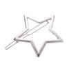 Korean Style Hollow Star Hair Clip – Minimalist Metal Side Clip for Women & Girls, Versatile Hair Accessory for Daily Wear