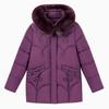 Middle Age Women's Winter Plus Size Jackets Elegant Faux Fur Collar Thick Warm Short Outerwears Loose Female Parkas Hooded