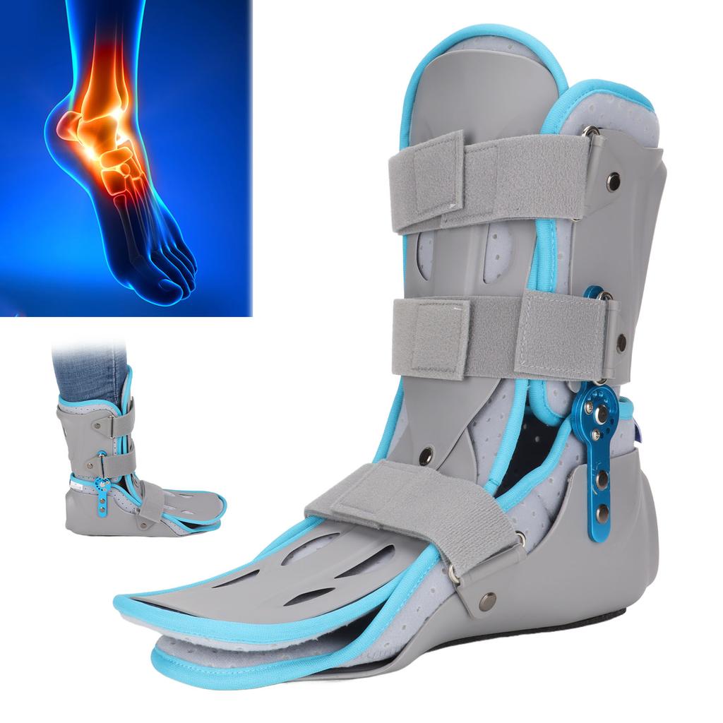 Ankle Support Stabilizer Brace Adjustable Angle 360° Protection Breathable Foot Drop Fixation Splint