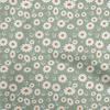 Cotton Flex Dusty Green Fabric Kids Floral Dress Material Fabric Print Fabric By The Yard 40 Inch