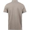 Emporio Armani Мужская текстурированная вязаная рубашка-поло с полосатой отделкой SS24 Рубашки-поло Серый 8N1FP0-1JHWZ-0650
