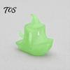 Reusable Halloween Decor 3D Printed Boat Figurine, Spooky Ghost Pumpkin Durable Ornament Ship Statue for Party Tabletop Home Cool Table Centerpiece