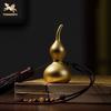 Tongshifu "Da Ji Da Li Gourd (24K Gold Surface)" Living Room Copper Ornament, Da Ji Da Li Gourd, Medium Size