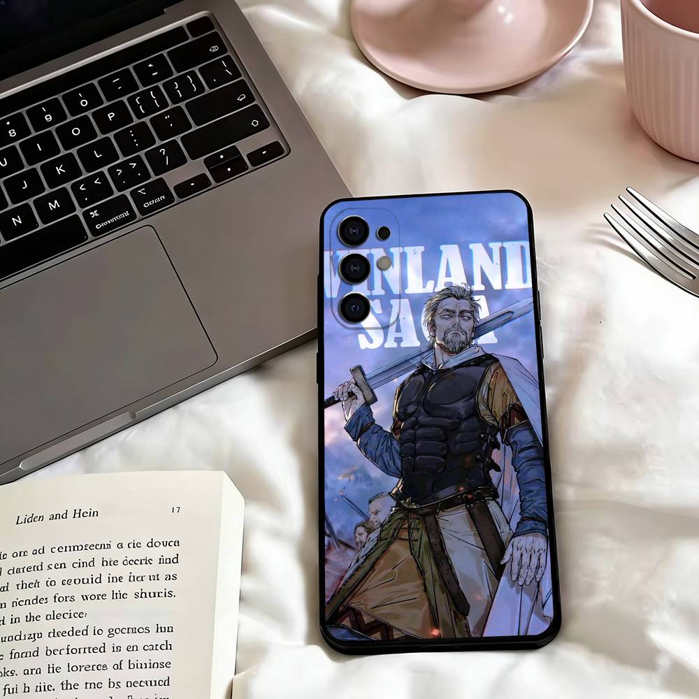 Anime Vinland-d Saga Askeladd Phone Case For Samsung S25,S24,S21,S22,S23,S30,Ultra,S20,Plus,Fe,Lite,Note,10,Black Cover