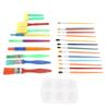 Painting Brush Set 20 Sizes Multifunctional Durable Portable Convenient Paintbrushes for Artist Students Kids