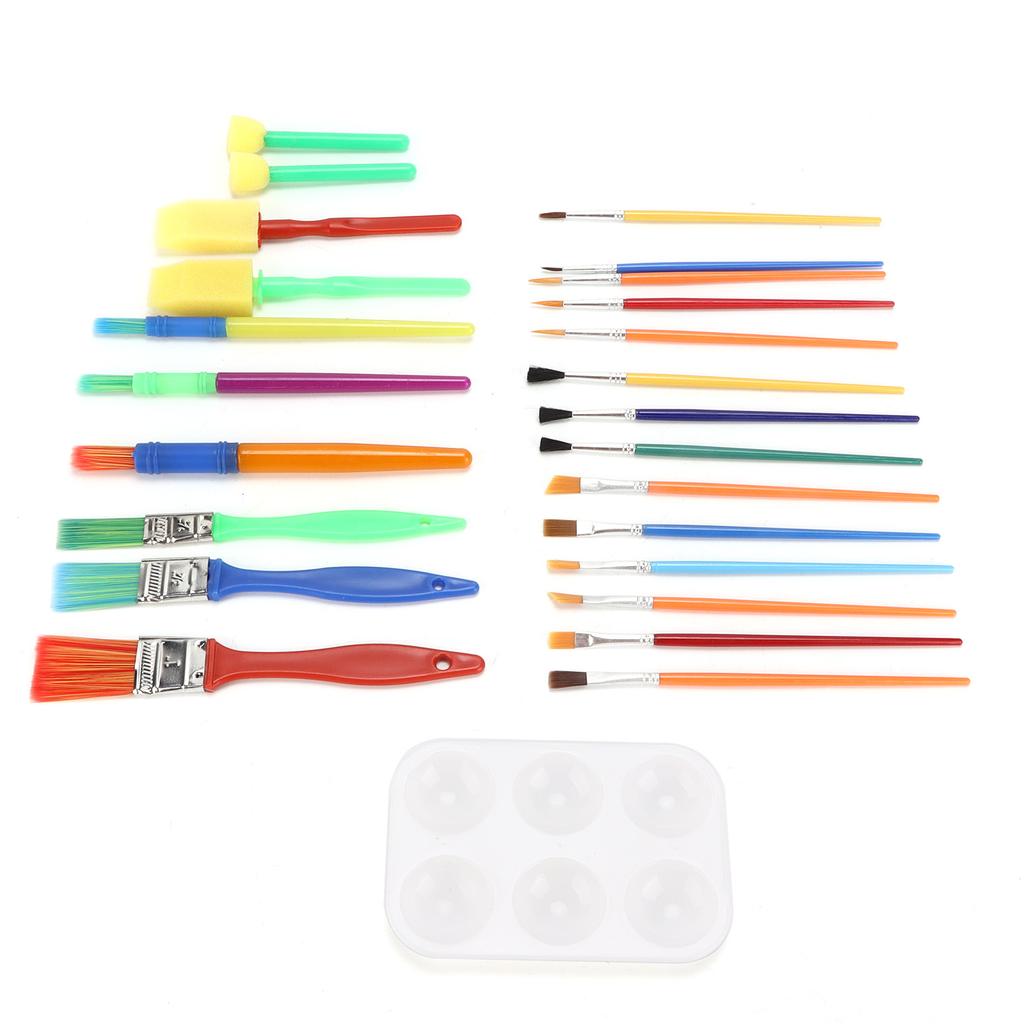 Painting Brush Set 20 Sizes Multifunctional Durable Portable Convenient Paintbrushes for Artist Students Kids
