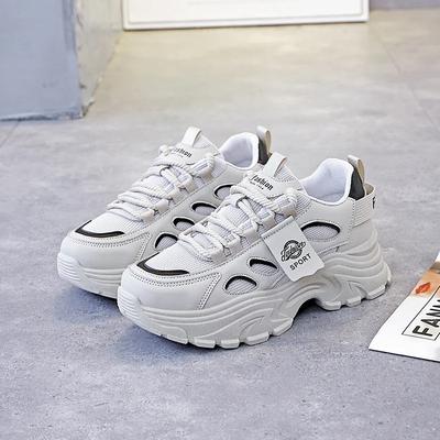 2024 новые весенне-осенние популярные женские белые кроссовки с дышащей сеткой, модные и универсальные, повседневные спортивные женские кроссовки