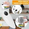 1pc Manual Jar Opener Tin  /Automatic Can Opener Touch None Sharp Edges Electric High Power Jar Tin Can Openers Kitchen Gadgets