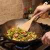 Wide Flat Shovel Head Kitchen Tools Solid Wood Cooking Shovel Cookware Utensil  Home Kitchen