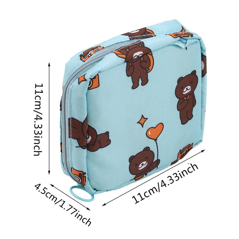 Женская маленькая косметичка, набор на молнии для девочек, мини-гигиенические салфетки, сумки для макияжа, помады, дорожные наушники, органайзер для монет, сумки