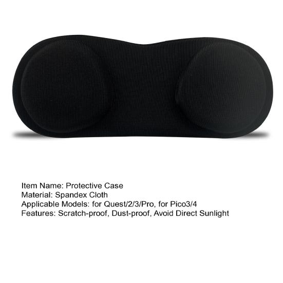 VR Lens Protective Anti-Scratch Sleeve Easy Cover Dustproof to Clean Spandex Fabric Lens