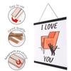 Easy Installation Wooden Frame Magnetic Design Poster Hanger Magnetic Poster Hanger  Wall Art
