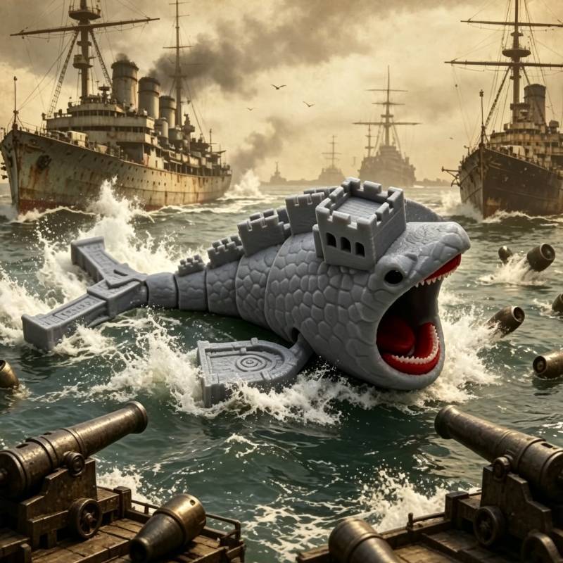 Глубоководный Монстр Тираннозавр Рекс 3D Печатная Модель Игрушка Для Коллекционеров И Детей