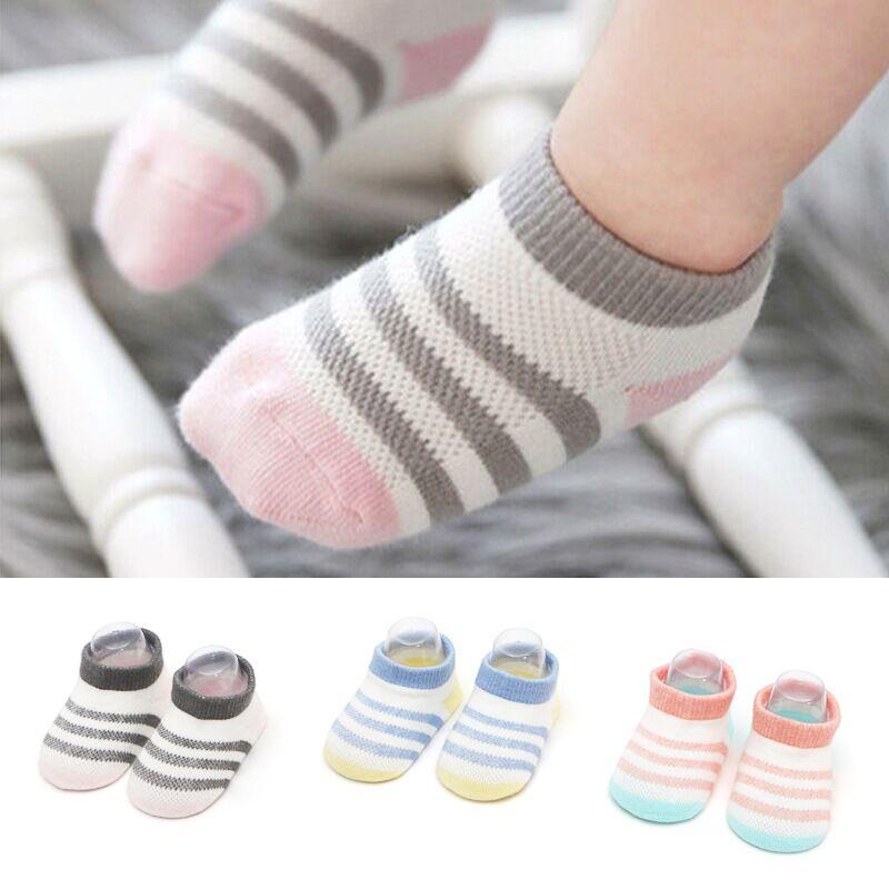 3 пары/лот детские носки, летние вентилируемые сетчатые носки для мальчиков и девочек, носки из чистого хлопка, От 0 до 18 месяцев