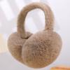 Solid Color Plush Ear Warmer Folding Ear Cover New Earflap  Outdoor
