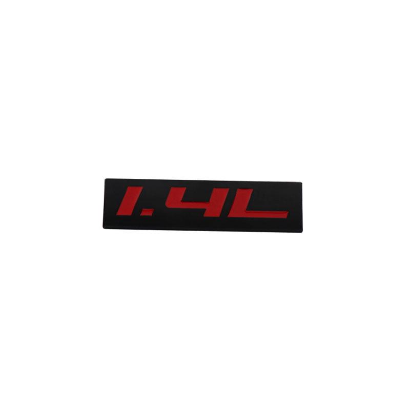 Premium 1.4L 1.4 L for Universal car Engine Hood Fender trunk Tail Rear Bonnet Nameplate Decal Emblem Badge Sticker
