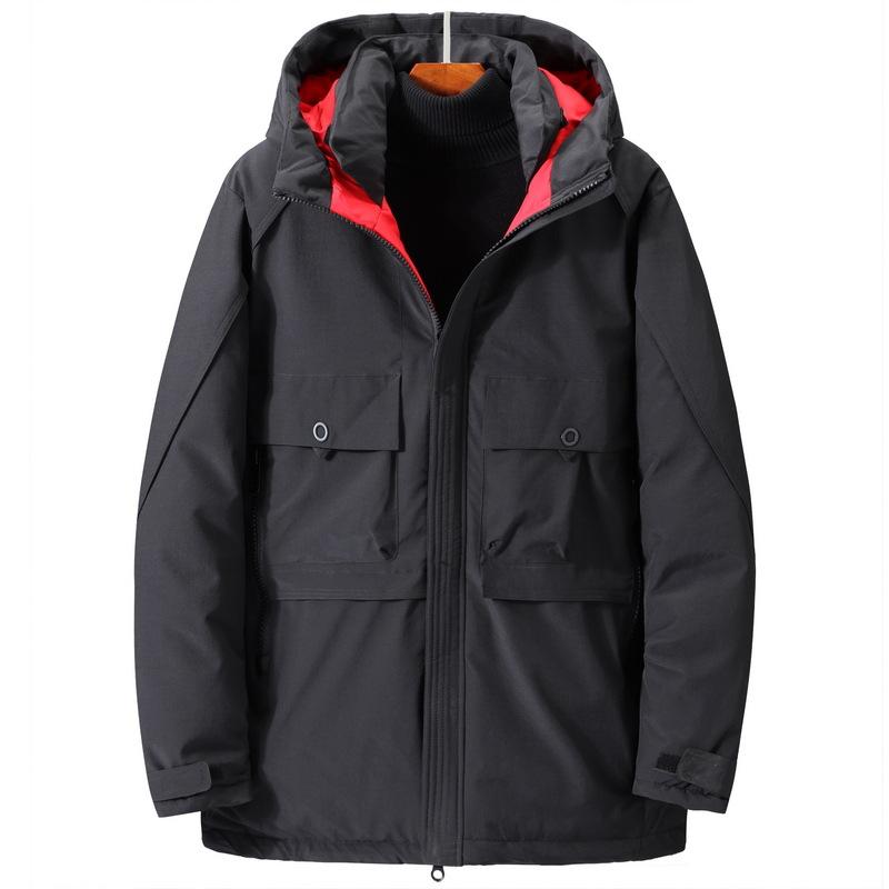 Спецодежда, утепленное хлопковое пальто, пуховая куртка больших размеров, зимнее свободное мужское очень большое пальто