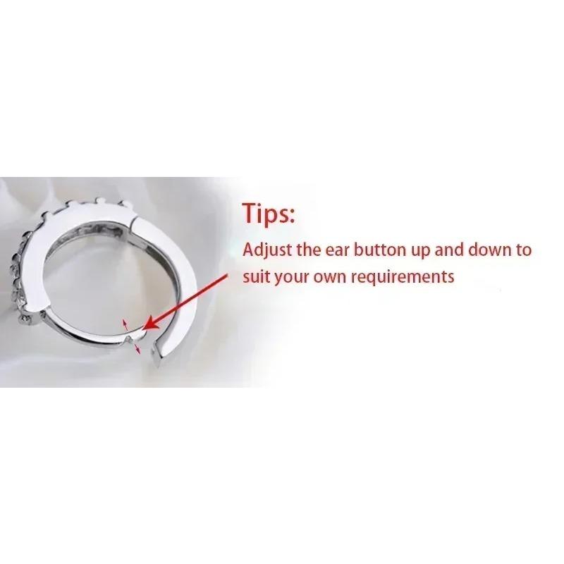 2Pcs Stainless Steel Minimalist Hoop Earrings Crystal Zirconia Small Huggie Thin Cartilage Earring Helix Tragus Piercing Jewelry