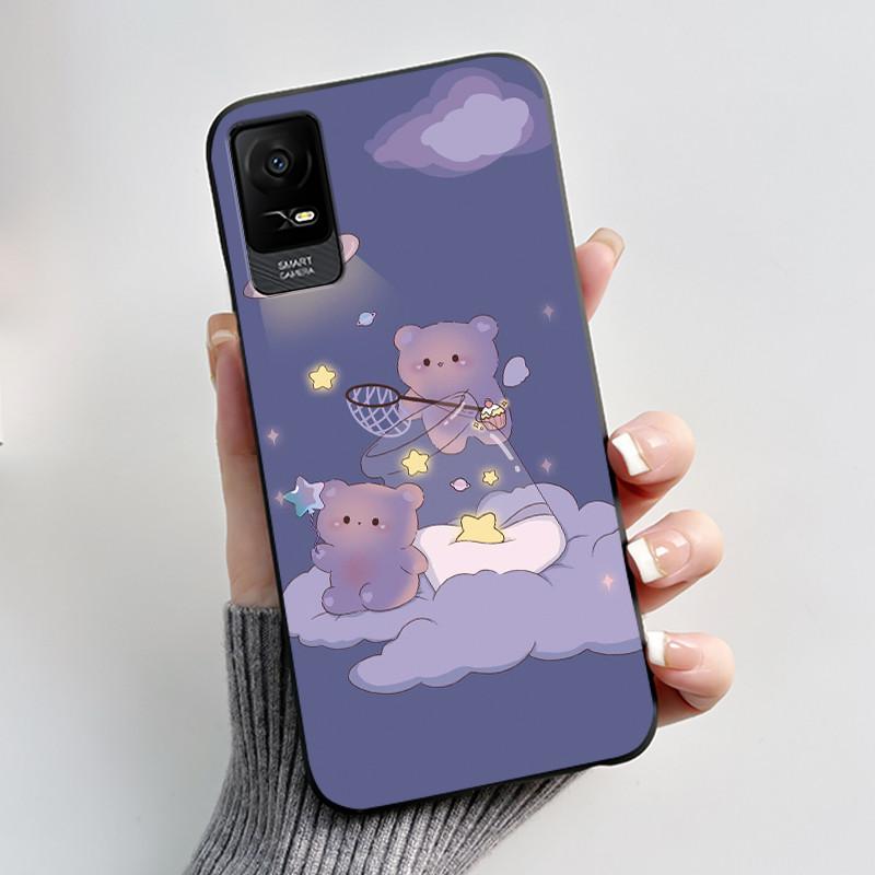 Милый Чехол Для TCL ION X / TCL ION V / TCL 40Z Capa Защитная Крышка TCL ION Z Fundas Печатный Корпус Мягкий Силикон Мультяшный Чехол