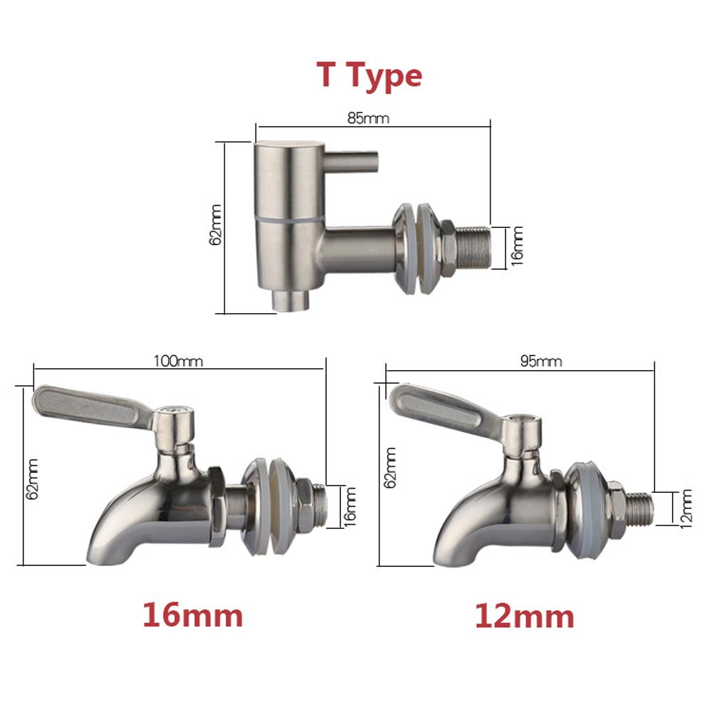 For Wine Beer Oak Barrel Coffee Water Dispenser Spigot Wine Barrel Faucet Beverage Tap Bar Supplies