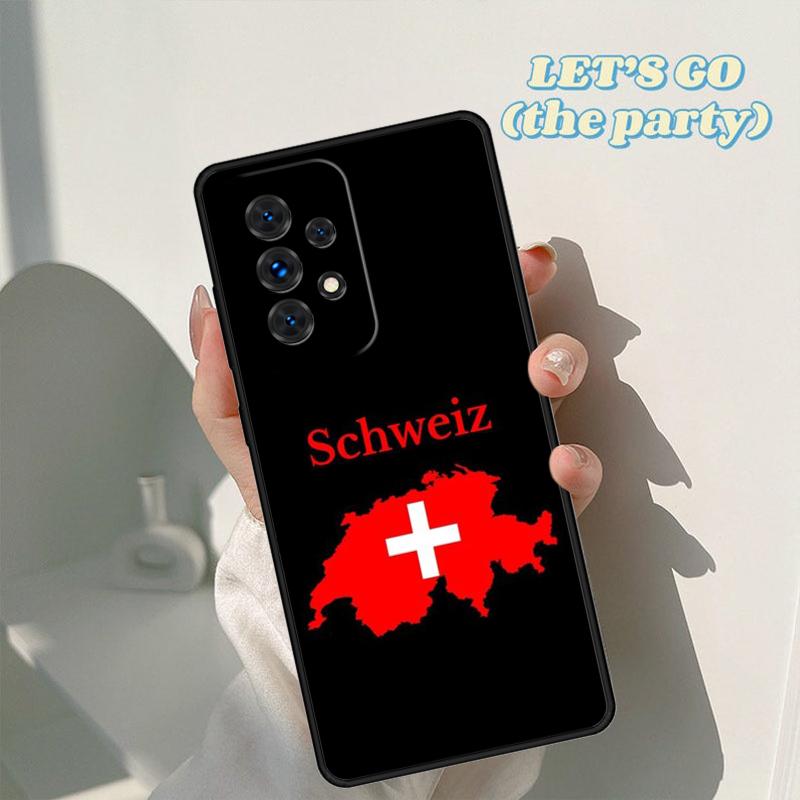 Швейцария Швейцарский флаг чехол для телефона Для Samsung Galaxy A42 A31 A40 A51 A71 A32 A80 A91 A52 A72 A73 A20e A21S A50 A70 A11 A12 Обложка