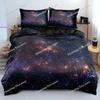 Комплект постельного белья Luxury Galaxy Dark Blue Twin Full Queen King Size, комплект постельного белья Shining Stars Starry Sky для детей и взрослых