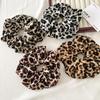 Leopard Print Scrunchies Hair Tie Hair Rope High Elasticity Elastic Hair Band Ponytail Holder Elegant Women Hair Accessories