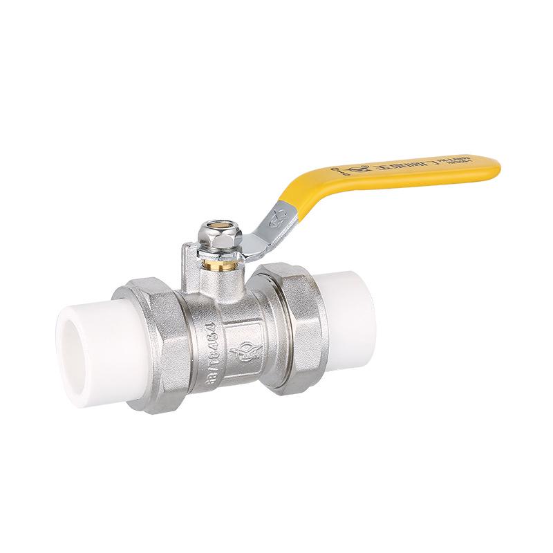 Yuquan PPR Brass Ball Valve - Quick Connect, Single/Double, Hot Melt, Internal/External Thread