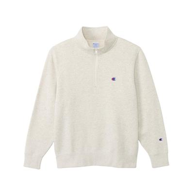 Свитшот Champion COTTON USA с логотипом-птицей, с молнией до середины, с длинным рукавом, C8-Y015Z-810-S