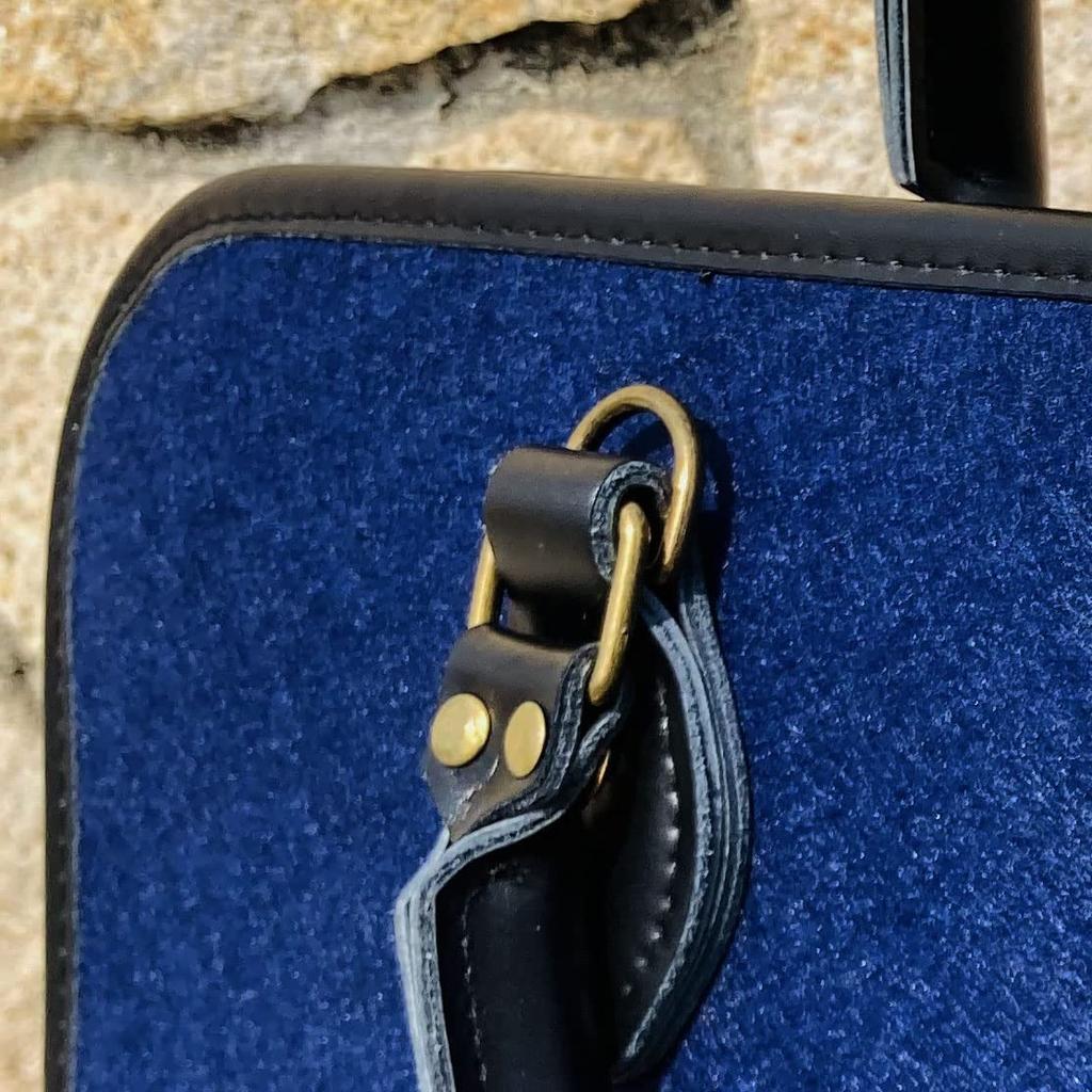 NULO Felt A3 Drawing Blue Case/portfolio Case/lesson Bag/score Case/designer/architect/interior Coordinator/indigo