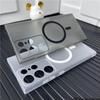 Роскошный ультратонкий чехол для беспроводной зарядки Magsafe Magnetic для Samsung Galaxy S25 S24 S23 S22 Ultra Plus, прозрачный противоударный жесткий чехол для ПК