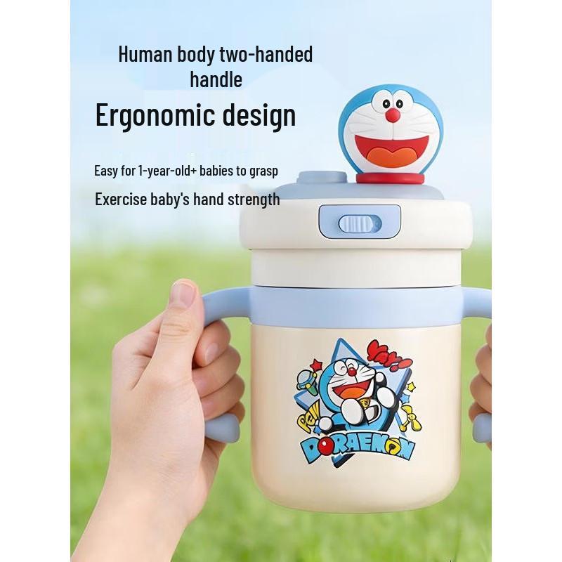 BEDDYBEAR Doraemon Термо-поильник с трубочкой