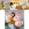 Charming Kawaii Unicorn Plush Toy Soft Round Fat Unicornio For Cozy Comfort