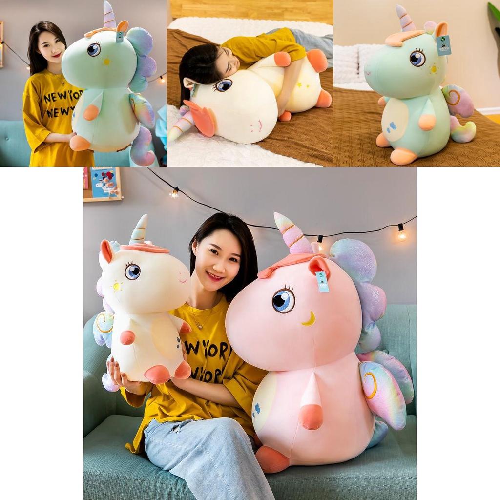 Charming Kawaii Unicorn Plush Toy Soft Round Fat Unicornio For Cozy Comfort