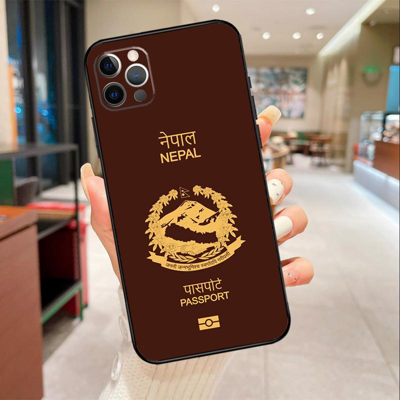 Nepal Flag Phone Case For iPhone 17 16 15 14 13 12 11 Pro Max mini 16 Plus 16e 17 Air Protective Cover