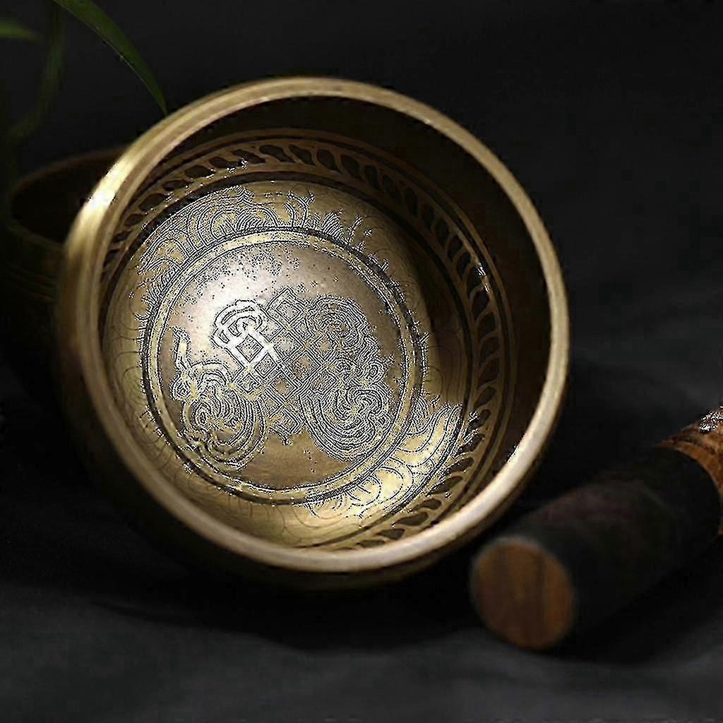 Handmade Buddha Sound Bowl Kit Sound Accessory Praying Supplies-ZZY