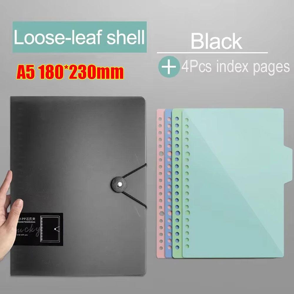 1Pcs Transparent Binder Cover A4/B5/A5 Inner Core Cover  for Office Stationery School Supplies