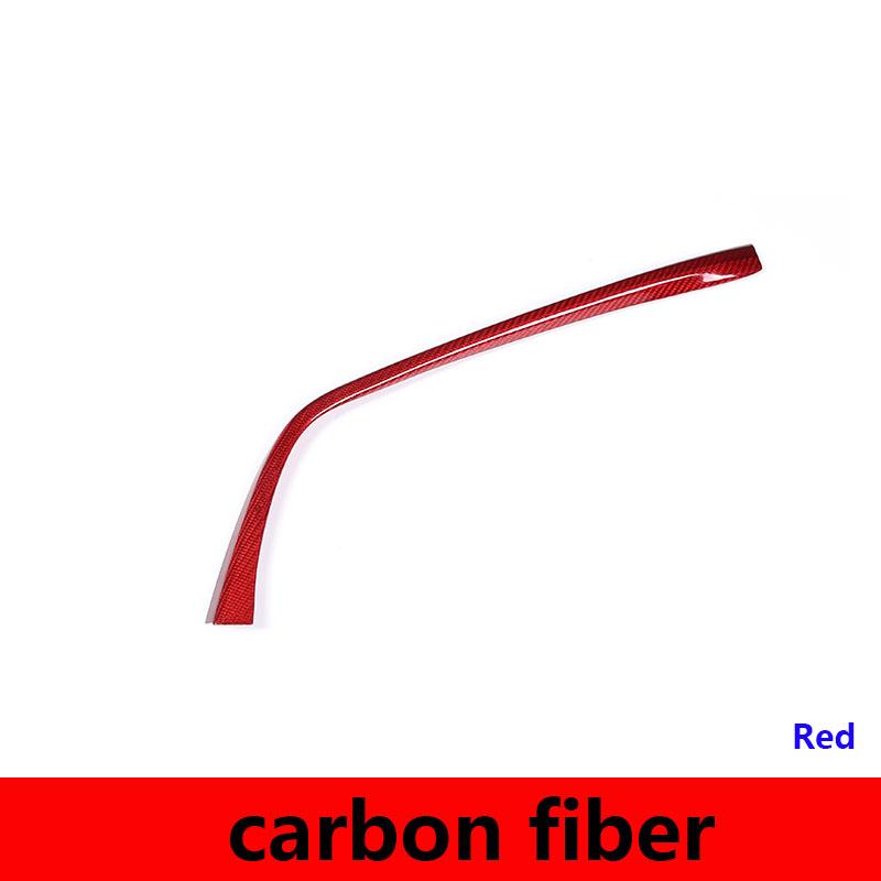 Для BMW 3 4 Серии F30 F31 F32 F33 F34 F35 F36 F80 2013-19 Накладки на рычаг переключения передач L-образной формы из настоящего углеродного волокна Автоаксессуары