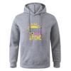 Long Sleeve Gray Black Teens Autumn Hooded Sweatshirt Hoodie Sportswear