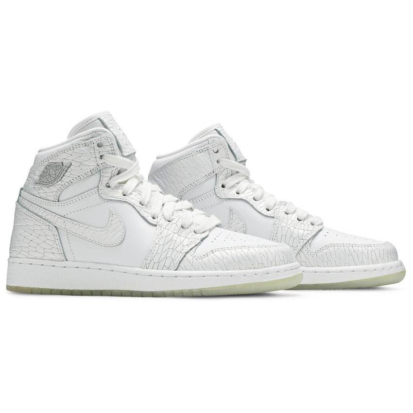Jordan 1 Ретро Высокий Наследник Чистая Платина GS 832596-100