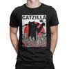 Смешная футболка Catzilla Japan Cat Kitten Lover для мужчин, повседневные футболки для мужчин, летняя футболка Hombre Oversize, рубашка Harajuku для мужчин, одежда