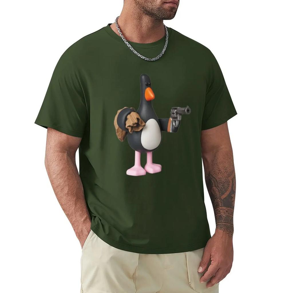 Feathers McGraw TShirt TShirt boys whites Aesthetic clothing mens workout shirts